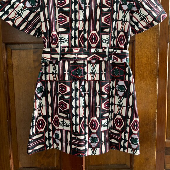 G. Brand Mini Dress with Graphic Design - Picture 4 of 4